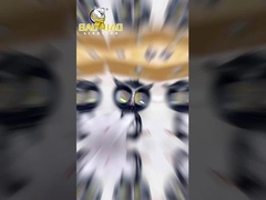 उल्लू आकार एल्यूमीनियम सफेद पीला दोहरे रंग मोटरसाइकिल एलईडी कोहरे प्रकाश