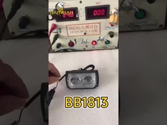 धातु प्लास्टिक 2 एलईडी सफेद पीला दोहरे रंग आरजीबी प्रोजेक्टर धुंध प्रकाश